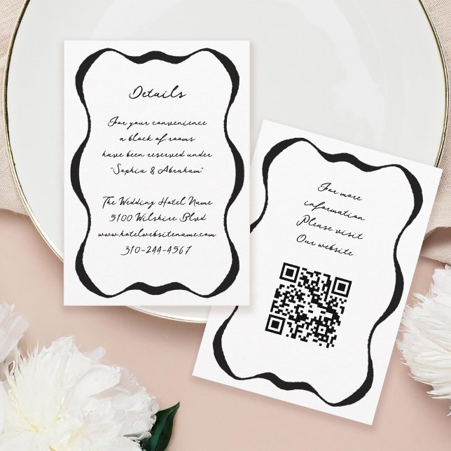 Carte D'accompagnement Ruban encré (Créateur téléchargé)