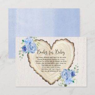 Carte D'accompagnement Russe floral coeur demande garçon baby shower