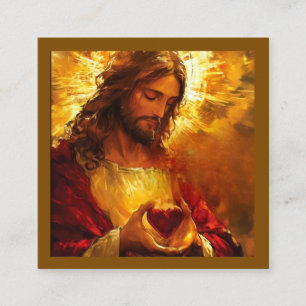 Carte D'accompagnement Sacré-Cœur de Jésus