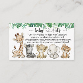 Carte D'accompagnement Safari Baby shower I Anniversaire Demande de réser