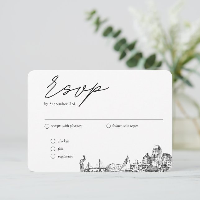 Carte D'accompagnement Saint-Pétersbourg Options traditionnelles de repas (Debout devant)