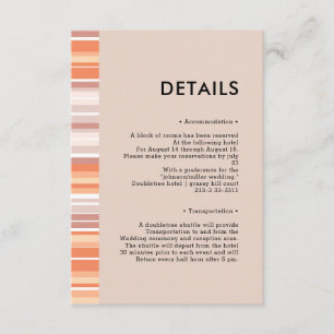 Carte D'accompagnement Saison automne Serape Détails