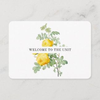 Carte D'accompagnement Salut et Adieu