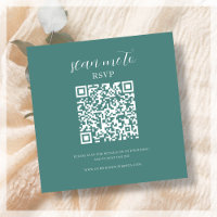 Sarcelle | Code QR RSVP de mariage