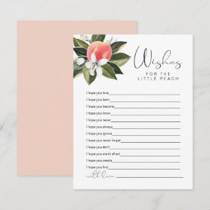 Carte D'accompagnement SAVANNAH Little Peach Wings for Baby shower Game
