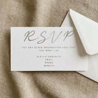 Script d'effet noir et blanc, RSVP