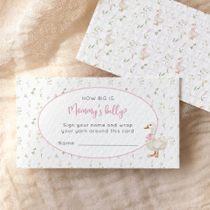 Carte D'accompagnement Silly Goose Floral Pink Quelle taille a le ventre 
