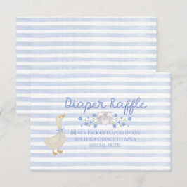 Carte D'accompagnement Silly Little Goose Baby Shower Diaper Raffle