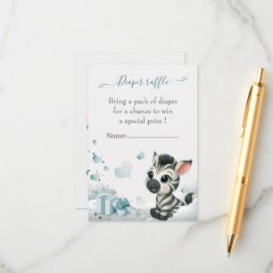 Carte D'accompagnement Simple adorable petite baby-shower sur le thème du