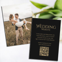 Simple Mariage Monogramme Classic Minimal QR Code