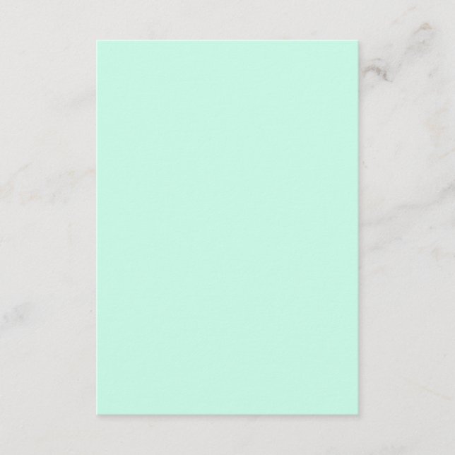 Carte D'accompagnement simple minimal uni couleur pastel personnalisé  (Devant)
