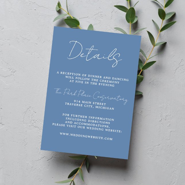 Carte D'accompagnement Simplicité réelle 3 Script Mariage de déni minimal (Créateur téléchargé)