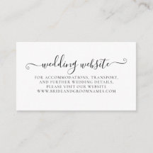 Site Mariage de détails de calligraphie noir et bl