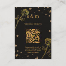 Site Web de Mariage Moderne avec Code QR et Feuill