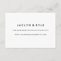 Site Web simple de Mariage noir et blanc Insérer u