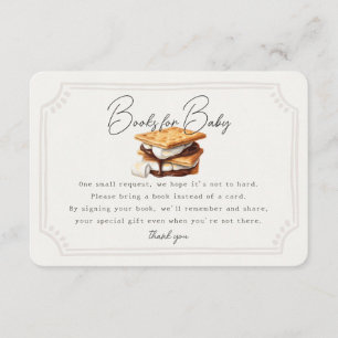 Carte D'accompagnement Smores Fall Bonfire Livres Extérieurs Pour Bébé In