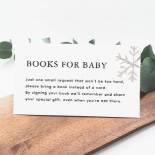 Carte D'accompagnement Snowflake Baby It's Cold Outside Books For Baby