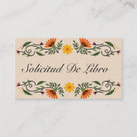Sollicitud De Libro Para Bebe, Baby shower Floral