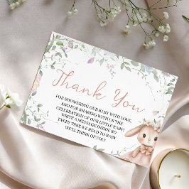 Carte D'accompagnement Some Bunny Baby Shower Thank You Card