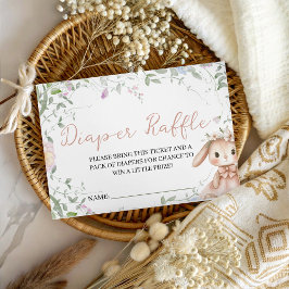 Carte D'accompagnement Some Bunny Diaper Raffle Insert