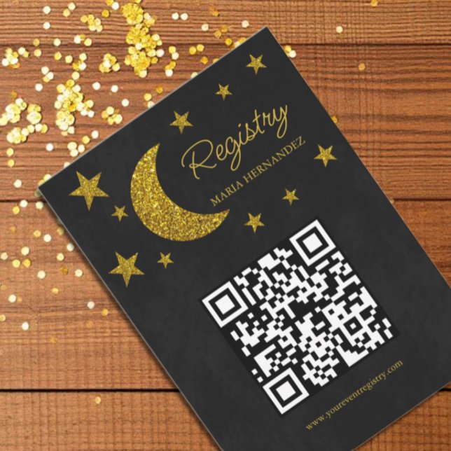 Carte D'accompagnement Sous Le Registre Des Etoiles Quinceañera (Créateur téléchargé)
