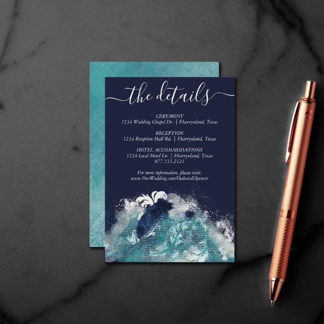 Carte D'accompagnement Sublimation d'onde | Détails sur l'eau marémotrice (Créateur téléchargé)