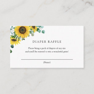 Carte D'accompagnement Sunflowers Livres pour Baby insert card