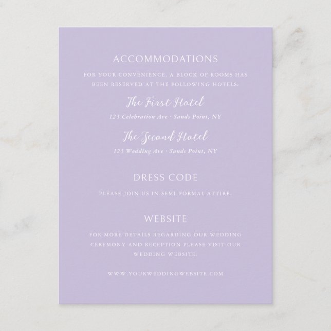 Carte D'accompagnement Swans Floral Monogram Crest Wedding Details (Devant)