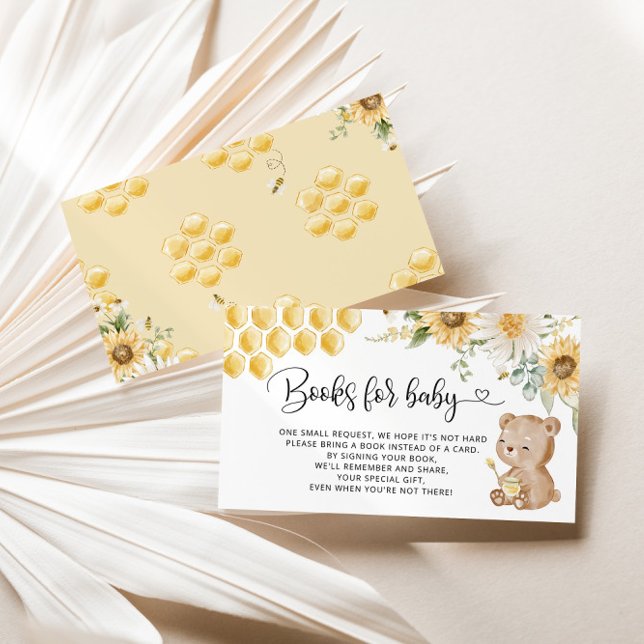 Carte D'accompagnement Sweet as peut abeilles des livres pour bébé billet (Créateur téléchargé)