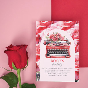 Carte D'accompagnement Sweetheart Floral Arch Baby showers Livres pour bé