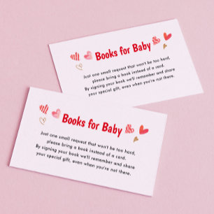 Carte D'accompagnement Sweetheart Valentines Baby showers Livres pour béb