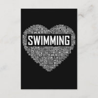 Swimming Heart Coach Swimmer Venin Swim Lover Toxi