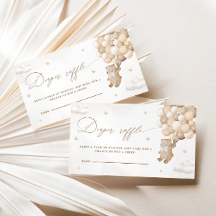 Carte D'accompagnement Teddy Bear Genre Neutre Déchets Raffin