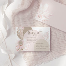 Teddy Bear Modern Boho Girl Douche Livres pour béb