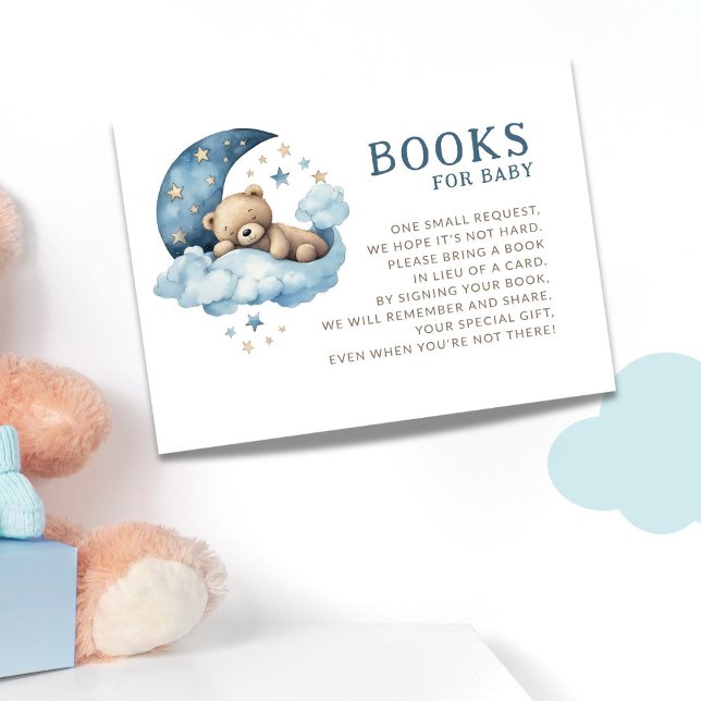 Carte D'accompagnement Teddy Bear Over the Moon Books for Baby (Créateur téléchargé)
