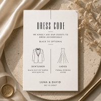 Tenue de soirée moderne pour invités avec cravate