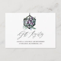 Terrarium Géométrique Cadeau de Mariage Fleurs Reg
