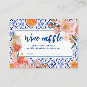 Carte D'accompagnement Thats Amore Fête des mariées fleurie Roulée de vin