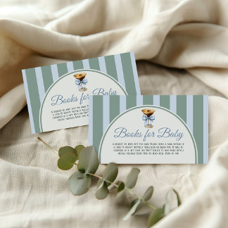 Carte D'accompagnement Thème café Espresso Martini Livre pour Baby shower