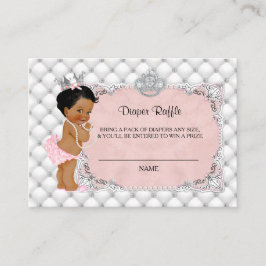 Carte D'accompagnement Ticket de carreaux de glam Princess Ethnic