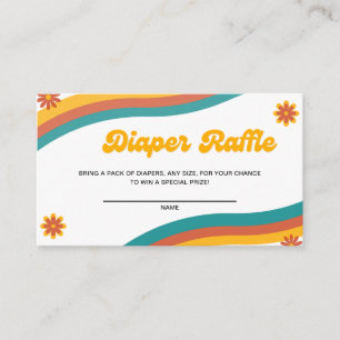 Carte D'accompagnement Ticket de rabat au Baby shower solaire