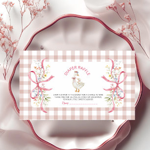 Carte D'accompagnement Ticket de tombola couche Coquette Silly Goose