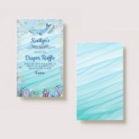 Ticket de tombola de couche Baby Shower Sous La Me