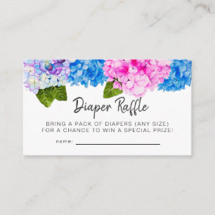 Carte D'accompagnement Ticket de tombola de couche pour Baby Shower Horte