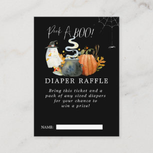Carte D'accompagnement Ticket de tombola de couches pour Baby Shower Litt