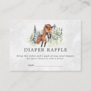 Carte D'accompagnement Ticket de tombola de couches pour Baby Shower   Re