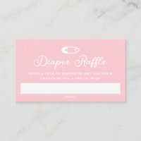 Ticket minimal de papier caleçon rose moderne