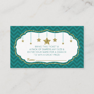 Carte D'accompagnement Ticket Twinkle Little Star Diaper