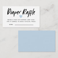 Tickets de rousseur de Baby shower bleu moderne