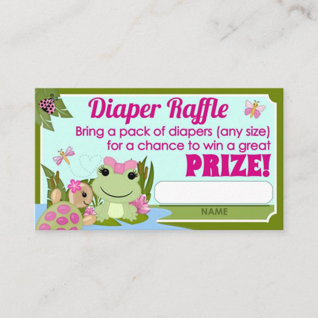 Carte D'accompagnement Tickets de rousseur de grenouille hippie (Devant)